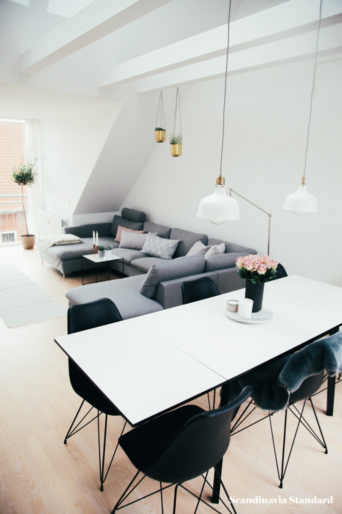 View of The White Room: Christina & Ulrich's Østerbro Apartment