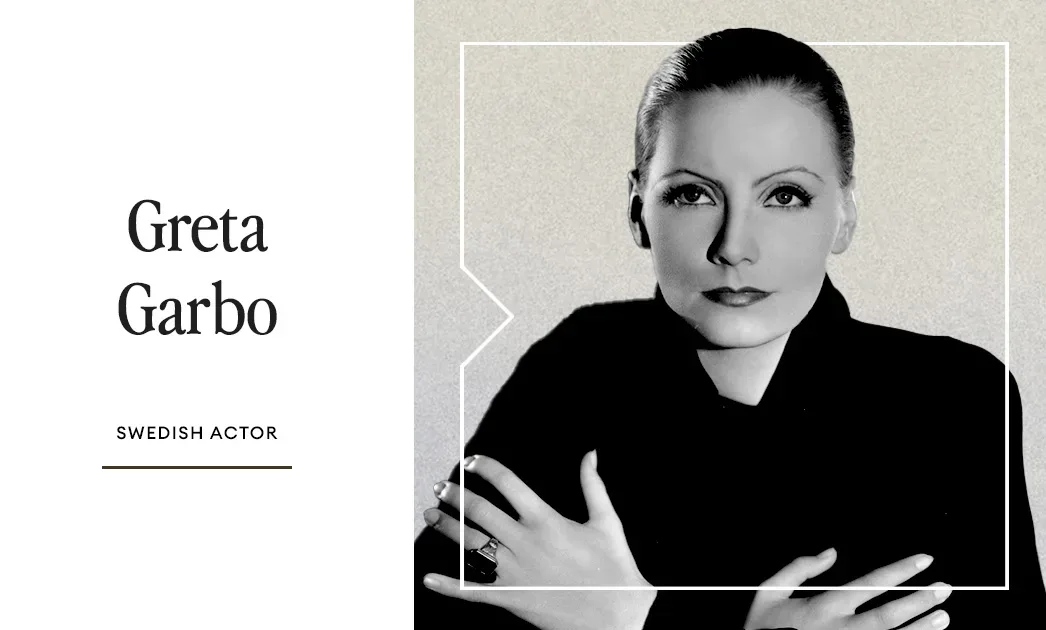 Greta Garbo was a celebrated Scandinavian actress known for her iconic performances and captivating beauty.